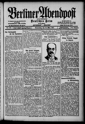 Berliner Abendpost on Mar 21, 1907