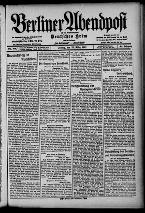 Berliner Abendpost vom 22.03.1907