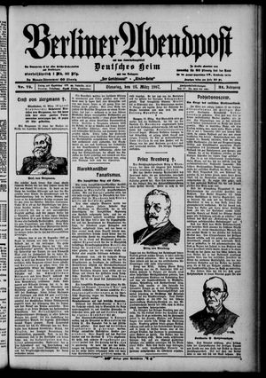 Berliner Abendpost vom 26.03.1907