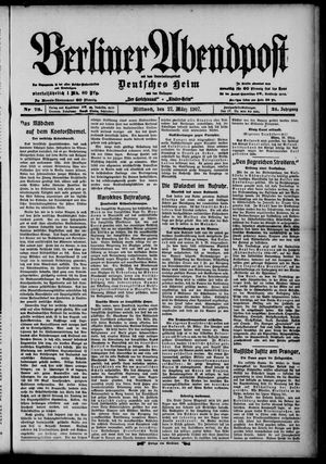 Berliner Abendpost vom 27.03.1907