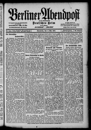 Berliner Abendpost vom 04.05.1907