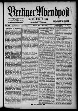 Berliner Abendpost vom 05.05.1907