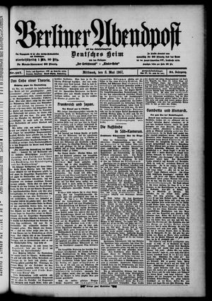 Berliner Abendpost vom 08.05.1907