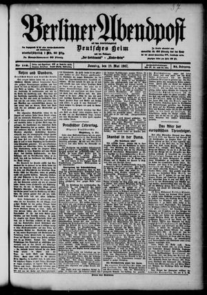 Berliner Abendpost vom 19.05.1907