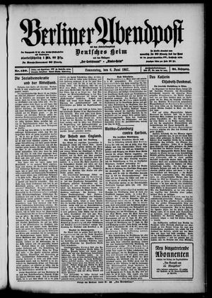 Berliner Abendpost on Jun 6, 1907
