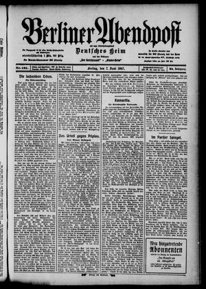 Berliner Abendpost on Jun 7, 1907