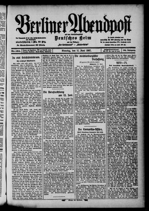 Berliner Abendpost vom 11.06.1907