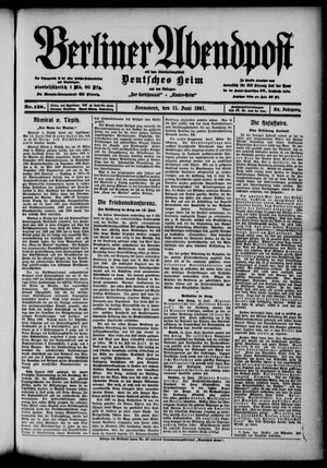 Berliner Abendpost on Jun 15, 1907