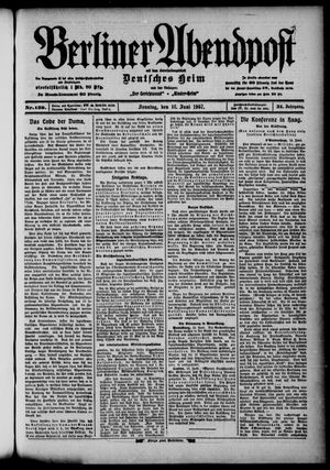 Berliner Abendpost on Jun 16, 1907
