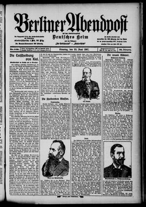 Berliner Abendpost vom 25.06.1907