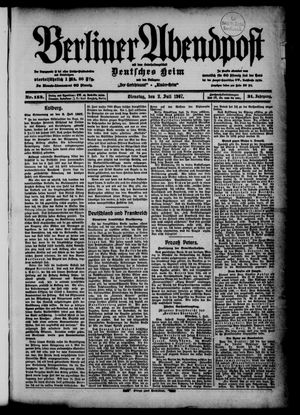 Berliner Abendpost vom 02.07.1907