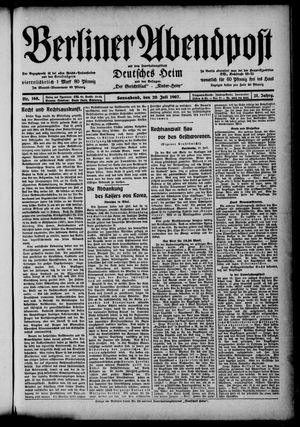 Berliner Abendpost vom 20.07.1907