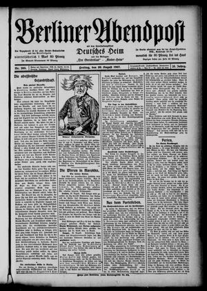 Berliner Abendpost vom 30.08.1907