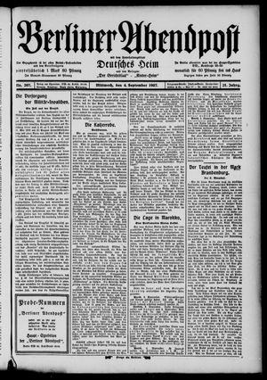 Berliner Abendpost vom 04.09.1907