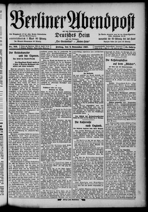 Berliner Abendpost vom 08.11.1907
