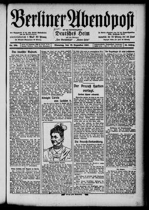 Berliner Abendpost vom 17.12.1907