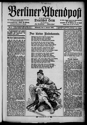 Berliner Abendpost vom 01.01.1908