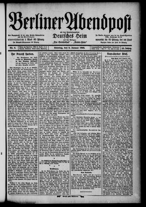 Berliner Abendpost on Jan 5, 1908
