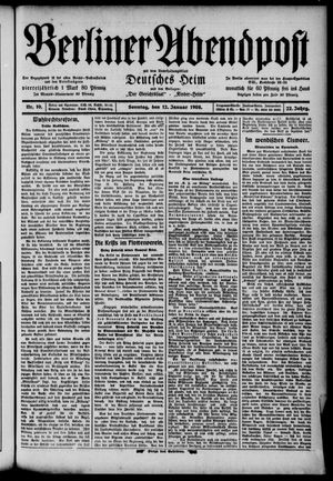 Berliner Abendpost on Jan 12, 1908