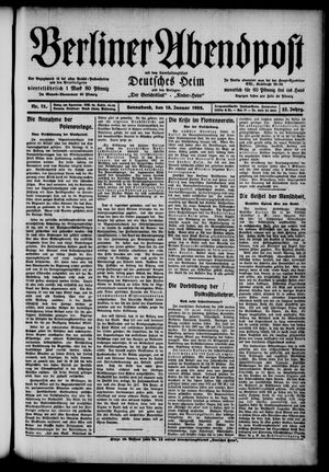 Berliner Abendpost vom 18.01.1908