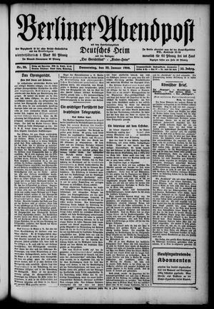 Berliner Abendpost vom 30.01.1908