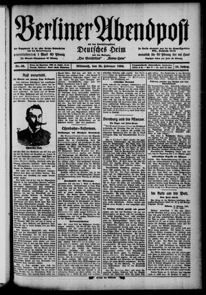 Berliner Abendpost vom 26.02.1908