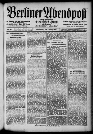Berliner Abendpost vom 05.03.1908