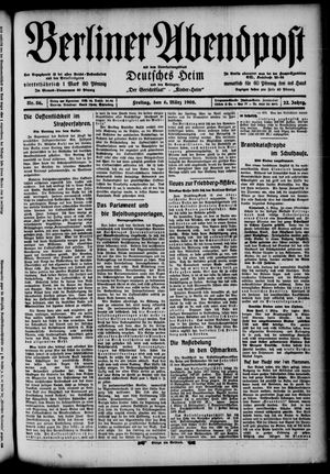 Berliner Abendpost vom 06.03.1908