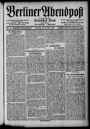 Berliner Abendpost vom 17.03.1908