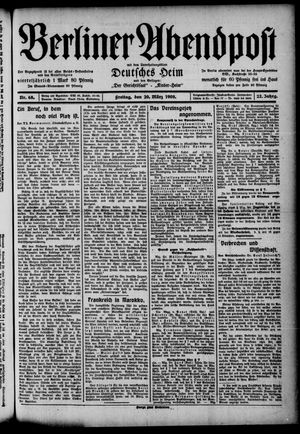Berliner Abendpost vom 20.03.1908