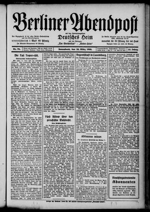 Berliner Abendpost vom 28.03.1908
