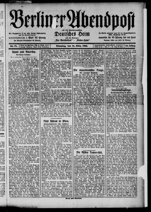 Berliner Abendpost vom 31.03.1908