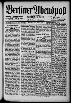 Berliner Abendpost vom 16.05.1908