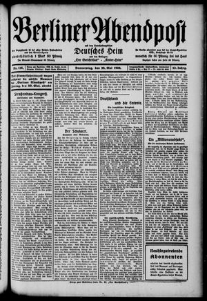 Berliner Abendpost vom 28.05.1908