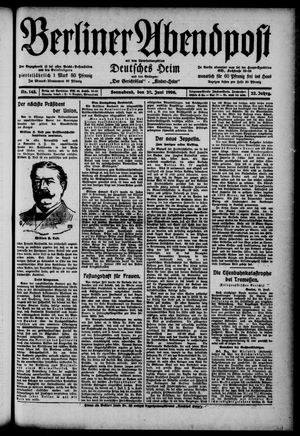 Berliner Abendpost vom 20.06.1908