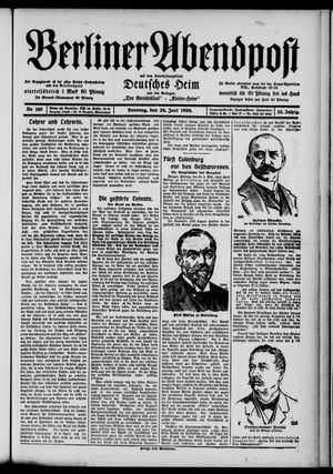 Berliner Abendpost vom 28.06.1908