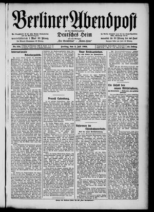 Berliner Abendpost vom 03.07.1908