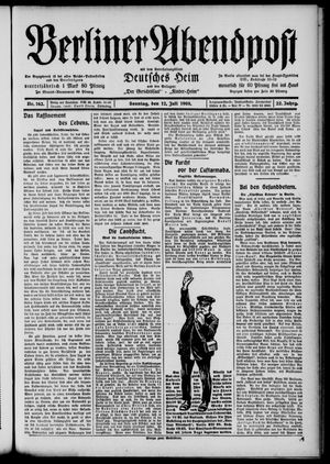 Berliner Abendpost vom 12.07.1908