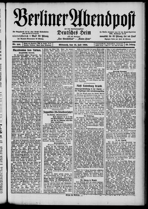 Berliner Abendpost on Jul 15, 1908