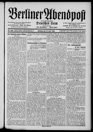 Berliner Abendpost vom 17.07.1908