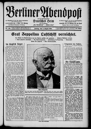 Berliner Abendpost vom 07.08.1908