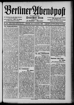 Berliner Abendpost vom 02.09.1908