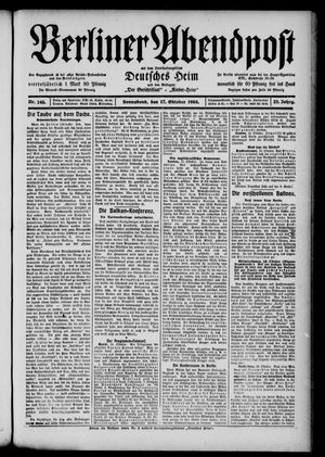 Berliner Abendpost vom 17.10.1908