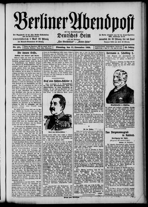Berliner Abendpost vom 17.11.1908