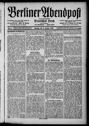 Berliner Abendpost vom 08.01.1909