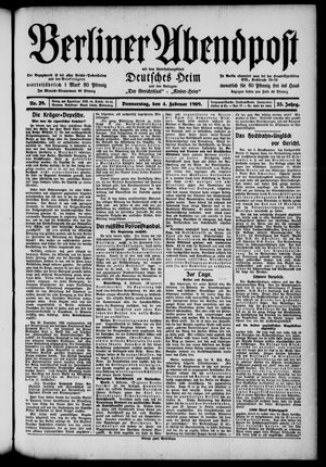 Berliner Abendpost vom 04.02.1909