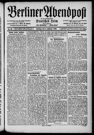 Berliner Abendpost vom 05.02.1909