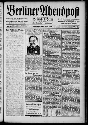 Berliner Abendpost vom 04.03.1909