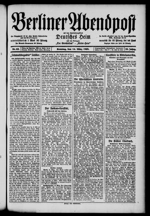 Berliner Abendpost vom 14.03.1909