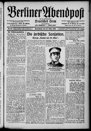 Berliner Abendpost vom 27.03.1909